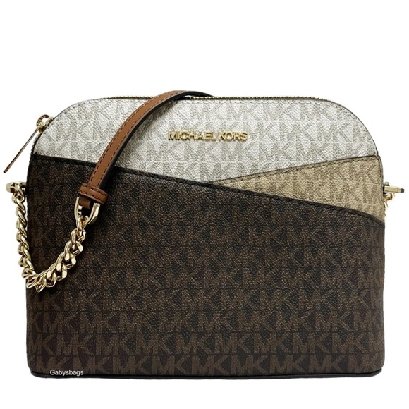 Michael Kors Handbags - Michael Kors Dome Crossbody MK Multi